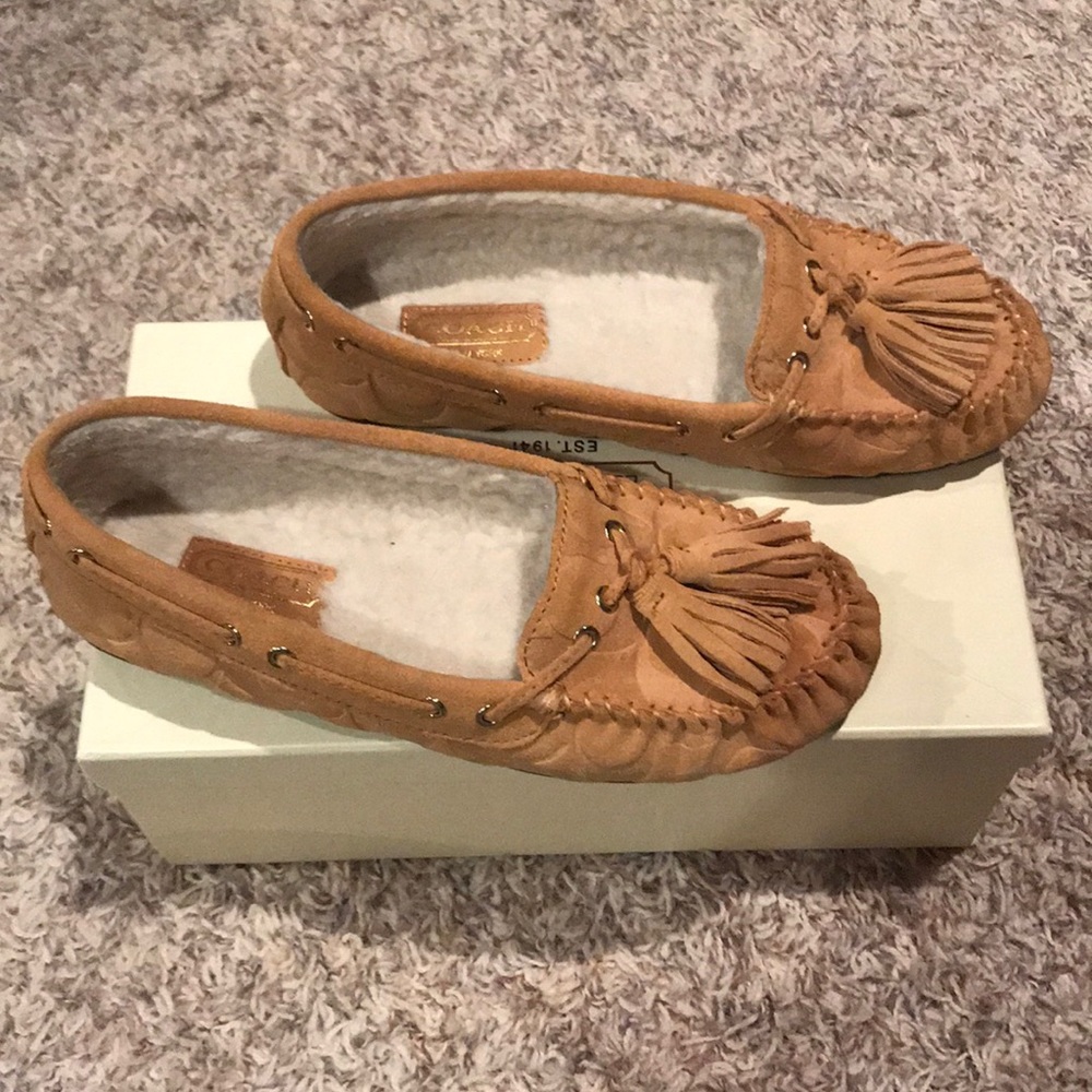 Coach Anita moccasin size 6 - Picture 3 of 6